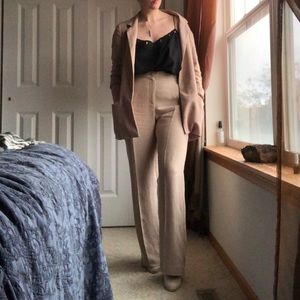 Sezane Martin Trousers in Beige | Size 38